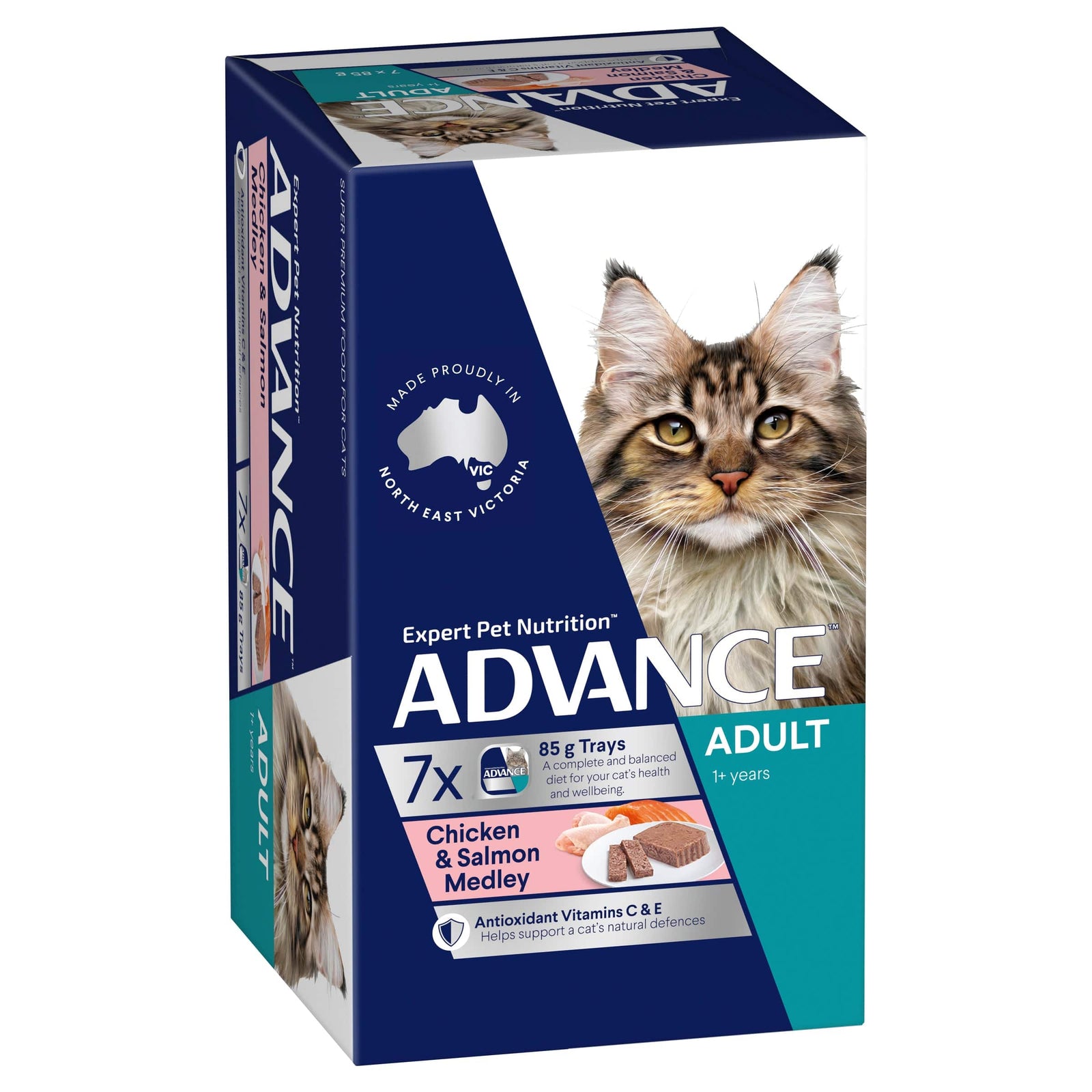 Advance Cat Wet Food Advance Cat Chicken & Salmon 7 x 85g pouches