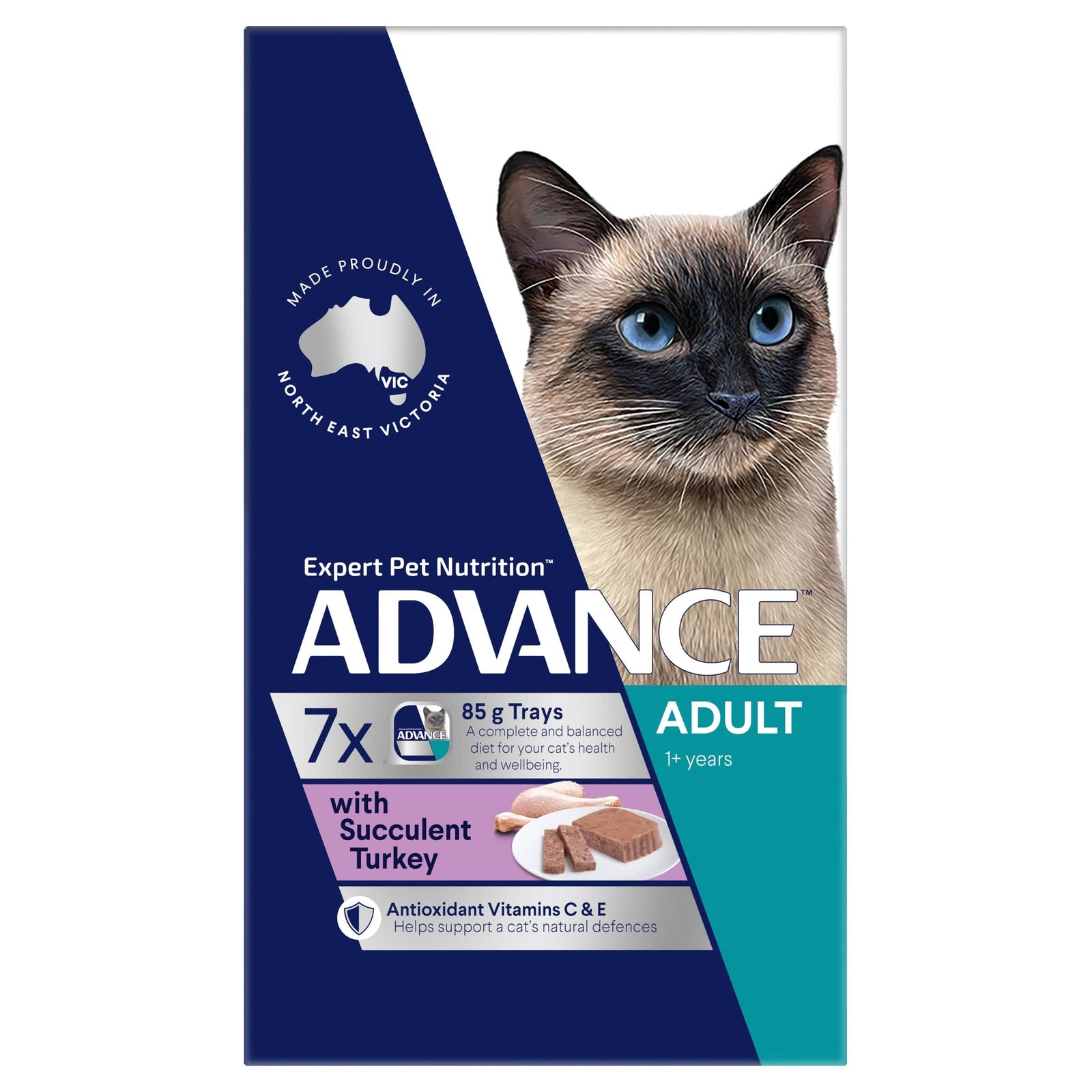 Advance Cat Wet Food Advance Cat Turkey 7 x 85g pocuhes