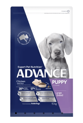 Advance Dog Dry Food Advance Puppy Large Breed Chicken & Rice 15Kg