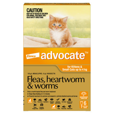 Advocate Cat Small under 4kg 6 pack