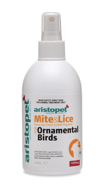 Aristopet Bird Health Care Aristopet Bird Mite/Lice Spray 125ml