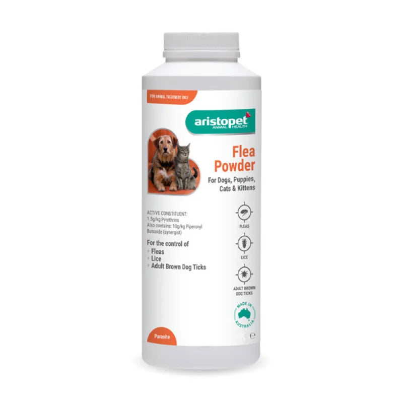 Aristopet Flea Powder for Dogs, Puppies, Cats & Kittens 100g