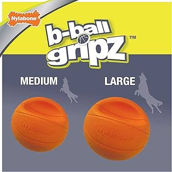 Nylabone B-Ball Gripz Basketball