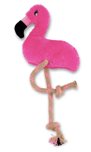 Beco Dog Toy Beco Recycled Soft Flamingo Medium