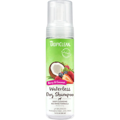TropiClean Deep Cleaning Waterless Dog Shampoo 220ml