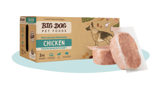 Big Dog Dog Raw Food Big Dog Barf Chicken 3kg (12 x 250g individual patties)