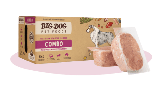 Big Dog Dog Raw Food Big Dog Barf Combo 3kg (12 x 250g individual patties)