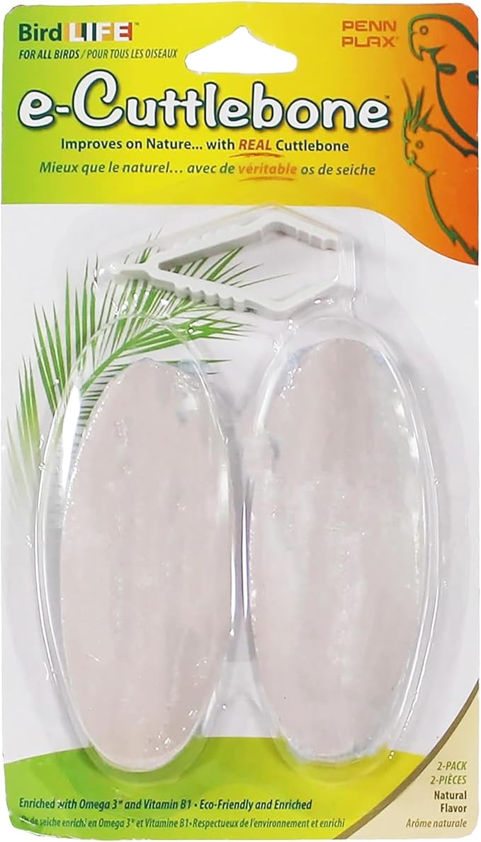 Bird Life Cuttlebone, 13 cm Size (Pack of 2)