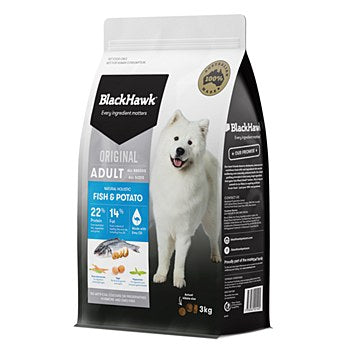 Black Hawk Adult Fish & Potato 3kg