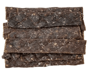 BlackDog Dog Treats Beef Jerky Straps 200g
