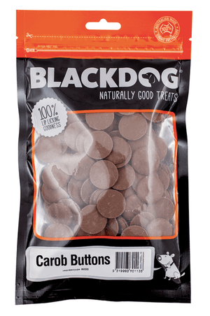 BlackDog Dog Treats BlackDog Carob Buttons 250G