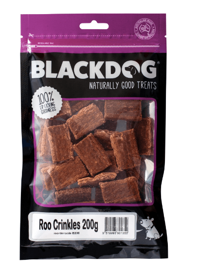 BlackDog Dog Treats BlackDog Roo Crinkles 200g