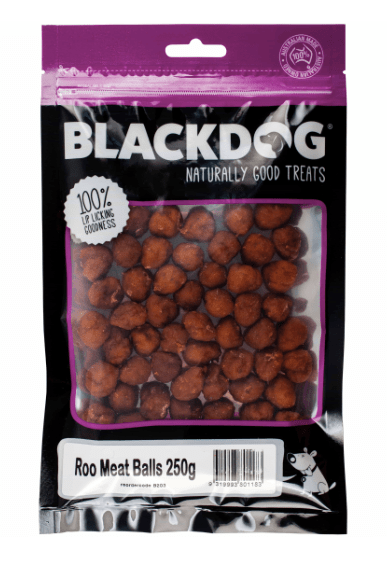 BlackDog Dog Treats BlackDog Roo Meat Balls 250g