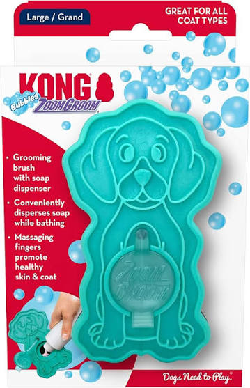 Kong ZoomGroom Bubbles brush