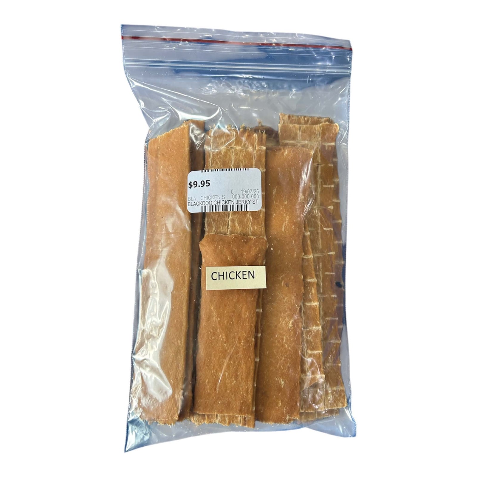 BlackDog Chicken Jerky Straps 200g