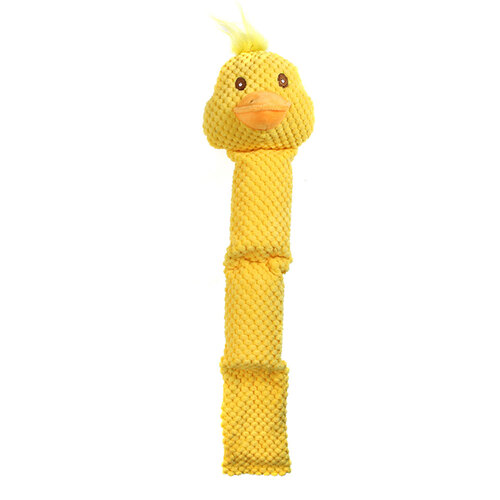 Paw Play Plush Squeak Chicken Yellow