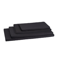 Superior Pet Crate Mat Canvas Dog Bed with Zippered Cover Black