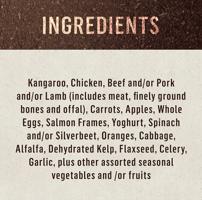 Doctor B's Barf Dog Raw Food Doctor B's Raw Barf Dog Kangaroo 2.72kg