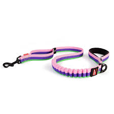 EzyDog Zero Shock 25" Dog Leash Bubblegum