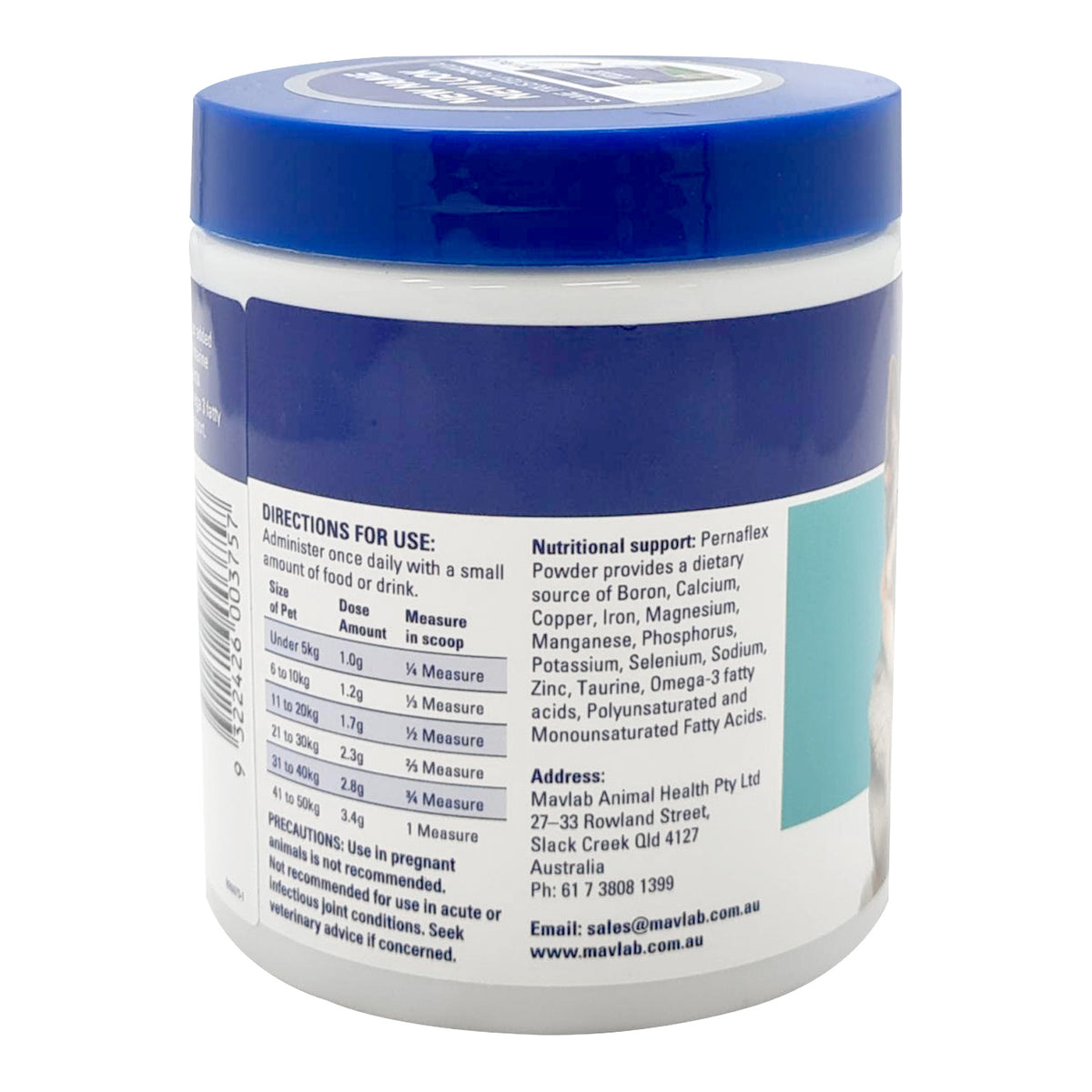 PernaFlex Joint Health Supplement Powder for Dogs and Cats 250g
