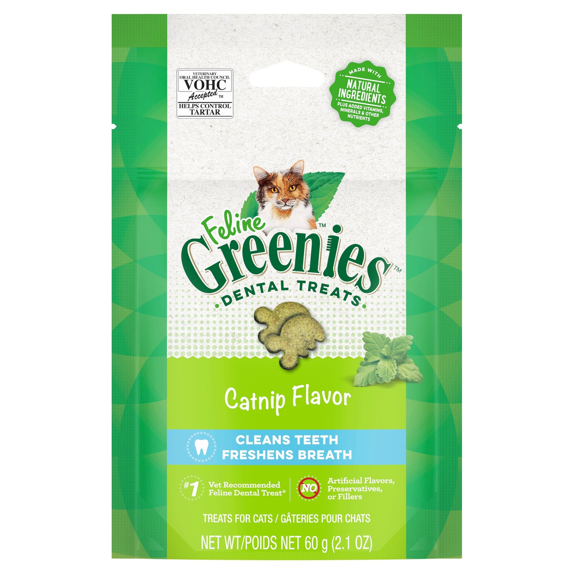 Greenies Cat Treats Greenies Feline Catnip 60G