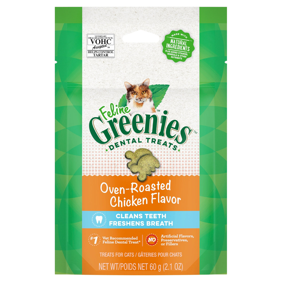 Greenies Cat Treats Greenies Feline Chicken 60G
