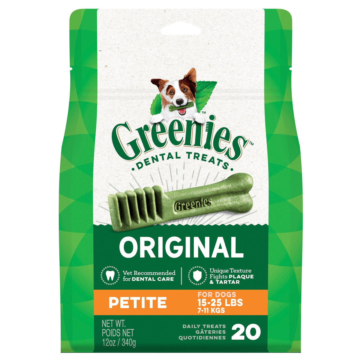 Greenies Dog Treats Default Greenies Treat Pack Petite 340Gm