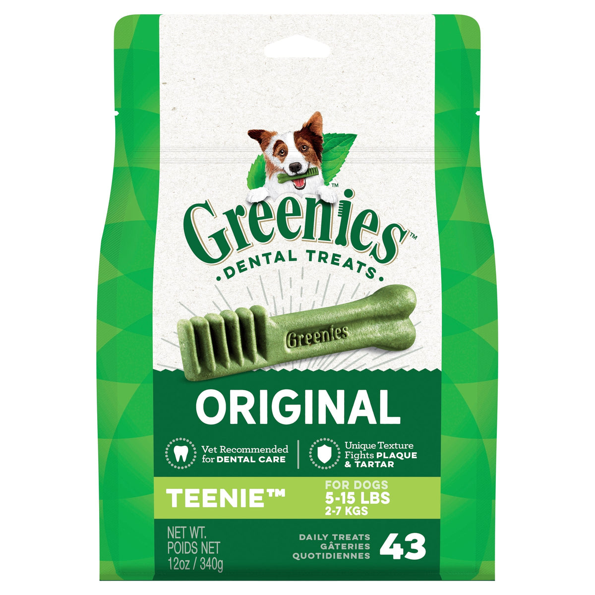 Greenies Dog Treats Default Greenies Treat Pack Teenie 340Gm