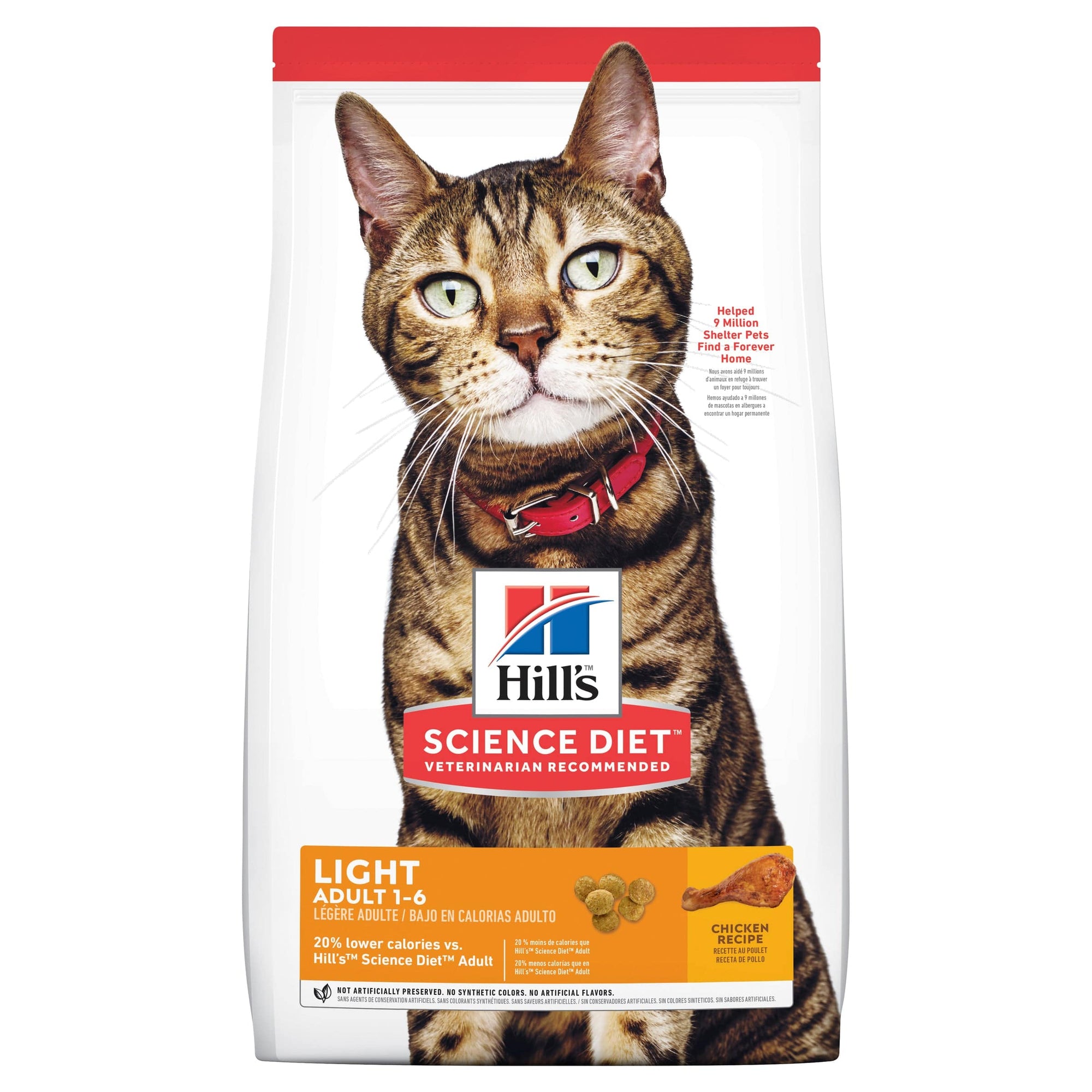 Hill's Cat Dry Food Hill's Science Diet Feline Adult Light 2.5kg