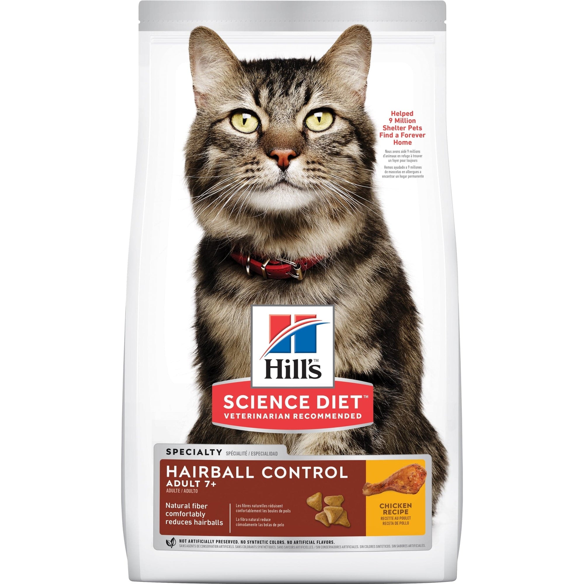 Hill's Cat Dry Food Hill's Science Diet Feline Hairball Control 7+ 2kg