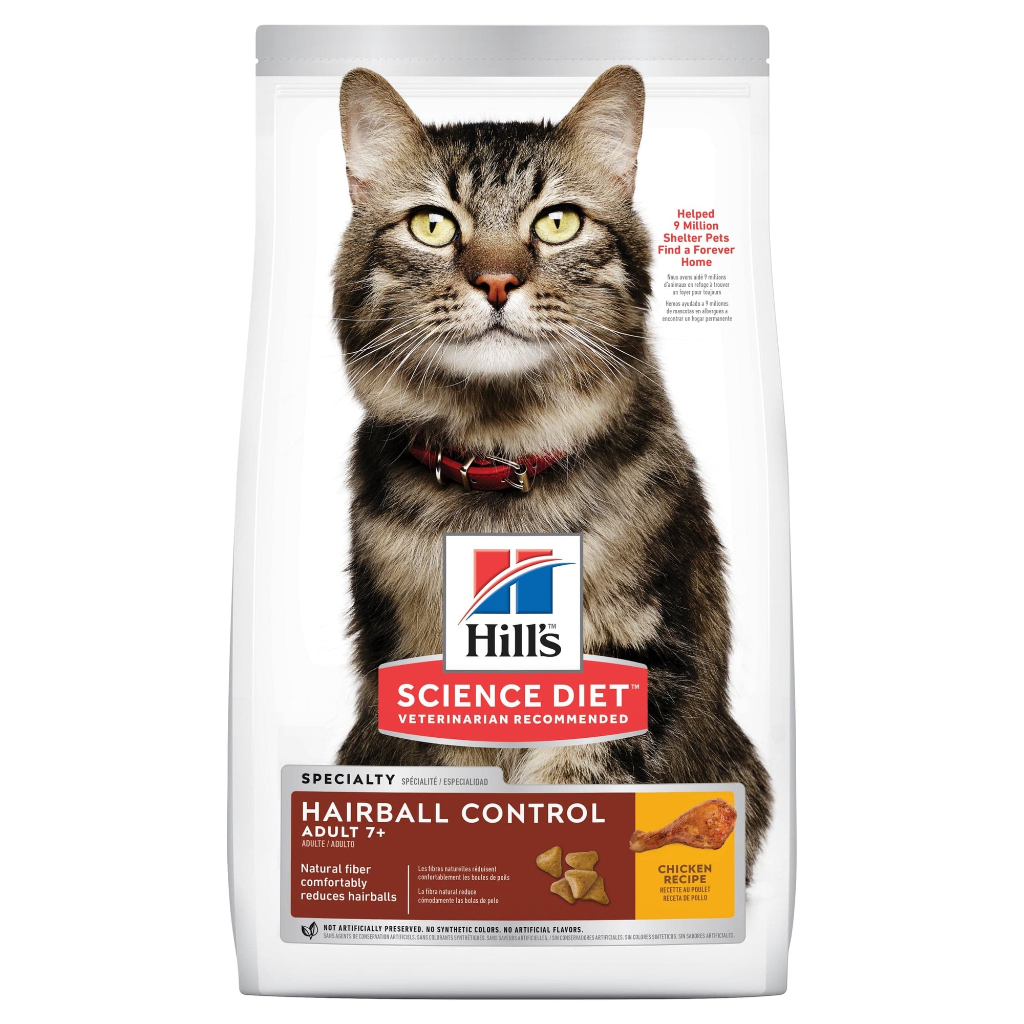 Hill's Cat Dry Food Hill's Science Diet Feline Hairball Control 7+ 4kg