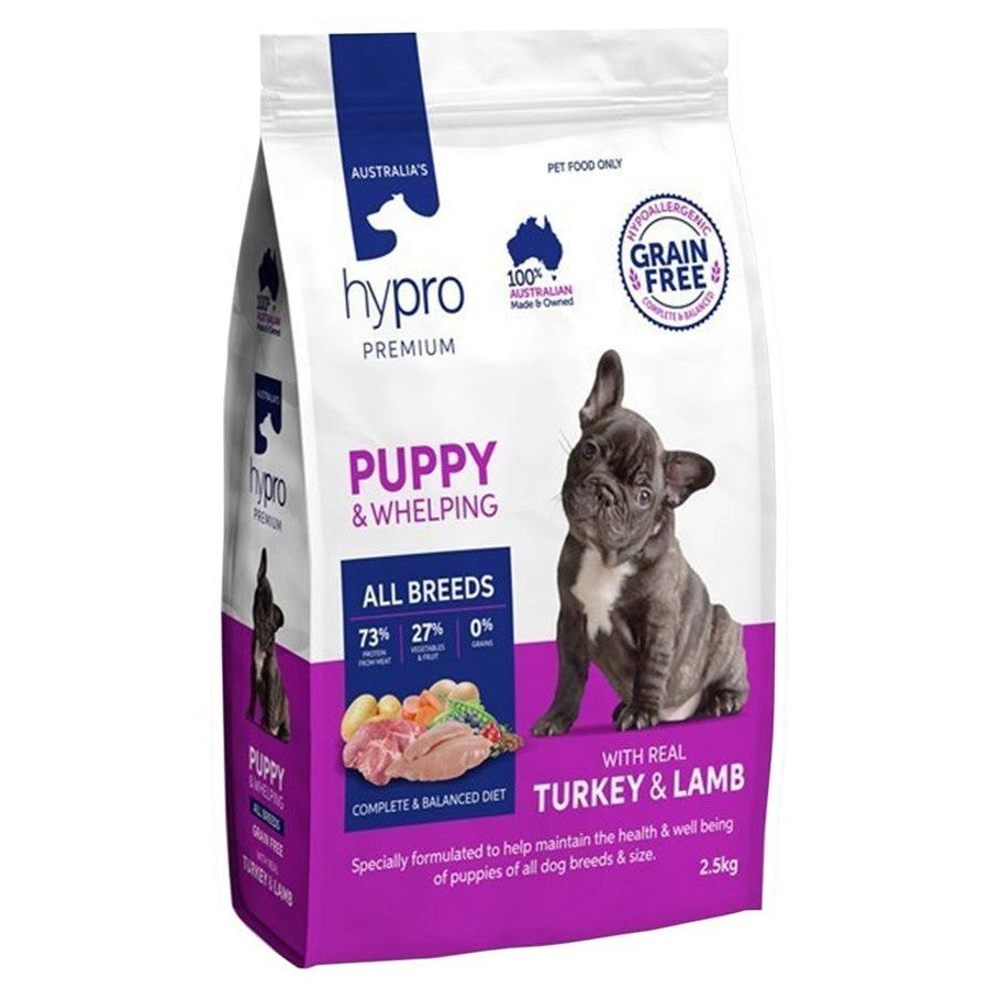 Hypro Premium Grain Free Puppy Turkey & Lamb 2.5kg