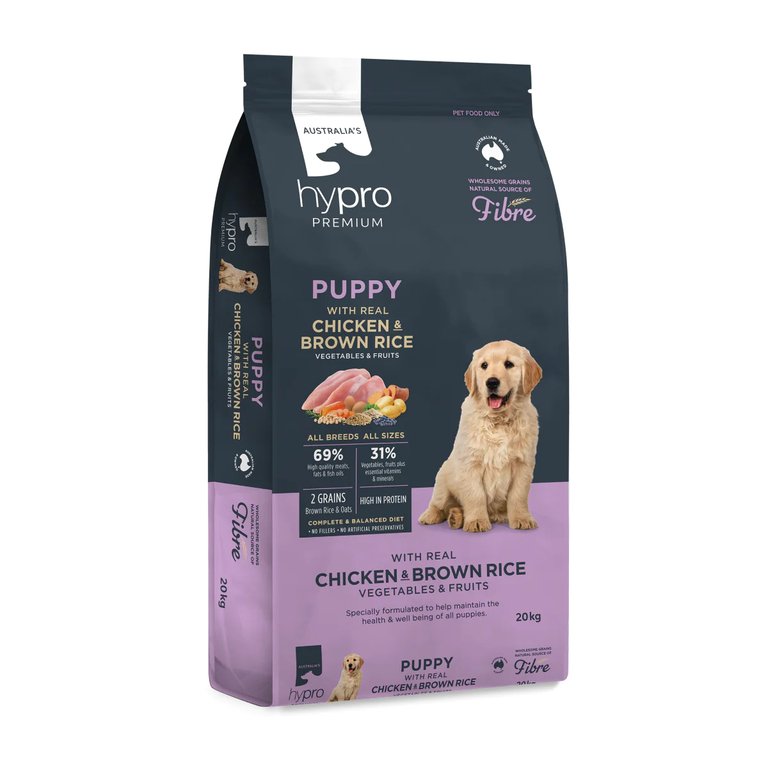 Hypro Premium Grain Free Puppy Chicken & Brown Rice 20kg