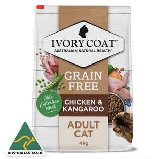 Ivory Coat Cat Dry Food Ivory Coat Grain Free Cat Chicken & Kangaroo 4Kg