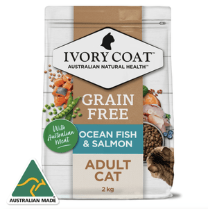 Ivory Coat Cat Dry Food Ivory Coat Grain Free Cat Ocean Fish & Salmon 2kg