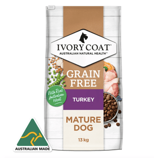 Ivory Coat Dog Dry Food Ivory Coat Dog Grain Free Turkey Mature 13kg