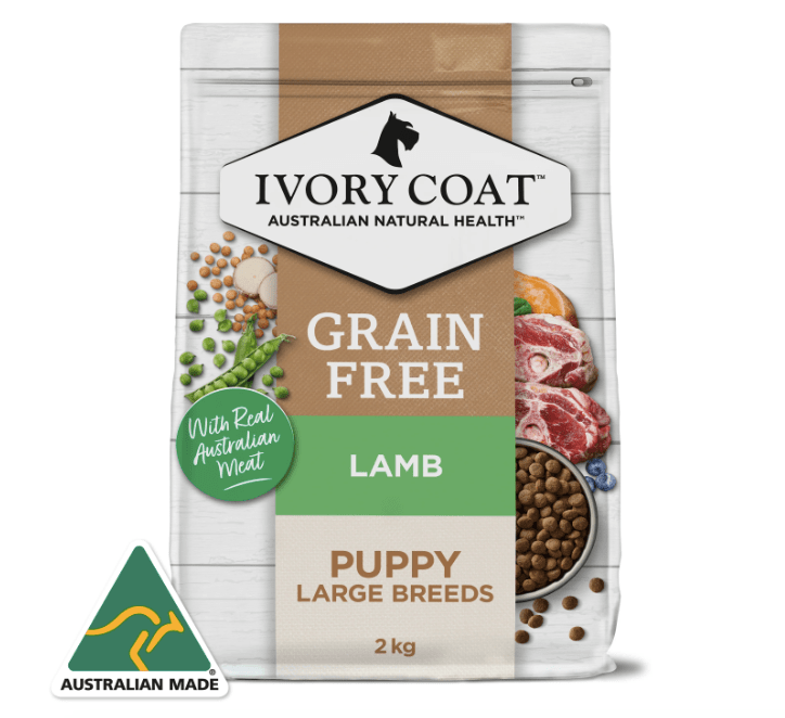Ivory Coat Dog Dry Food Ivory Coat Grain Free Puppy Large Breed Lamb 2kg