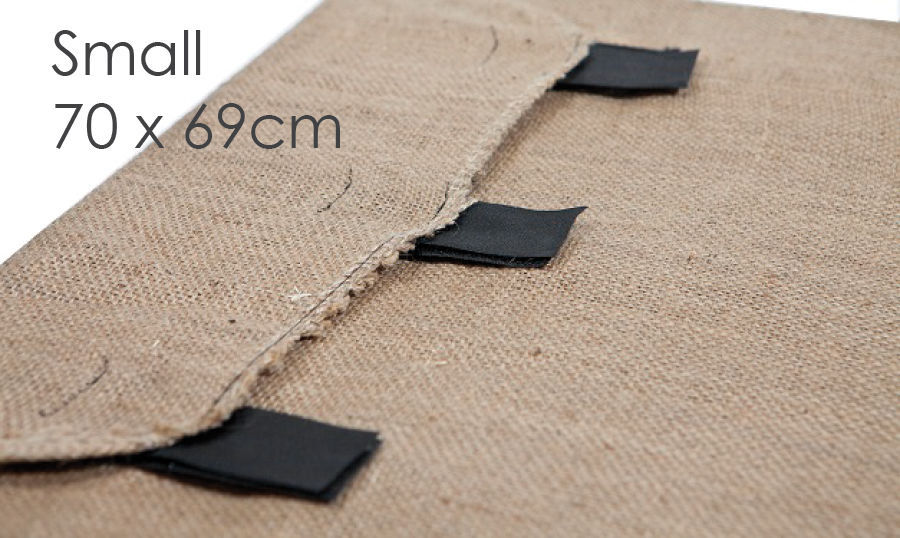 Fitted Hessian Dog Bed Cover
