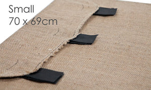 Fitted Hessian Dog Bed Cover