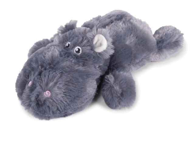 Kazoo Dog Toy Furries Lazy Hippo Dog Toy Small