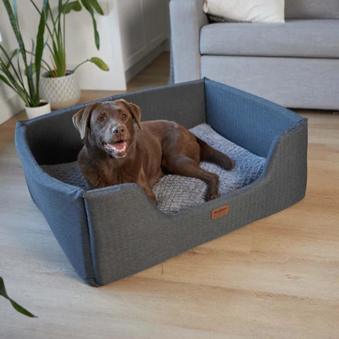 Kazoo Cave Bed Plush Grey Large
