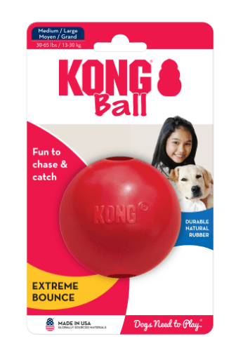 Kong Classic Ball Medium Dog Toy Robbos pet barn - Main Image