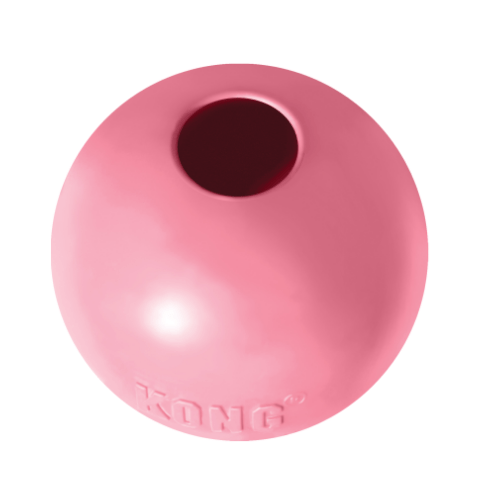 Kong Puppy Ball Medium Pink Dog Toy Robbos pet barn