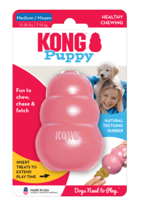 Kong Dog Toy Kong Puppy Medium Pink