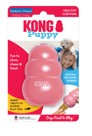 Kong Puppy Medium Pink Robbos pet barn