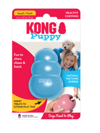 Kong Dog Toy Kong Puppy Small Blue