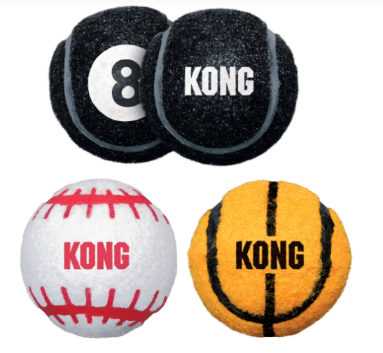 Kong Dog Toy Kong Sport Balls 3-Pack Medium