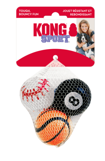 Kong Dog Toy Kong Sport Balls 3-Pack Medium