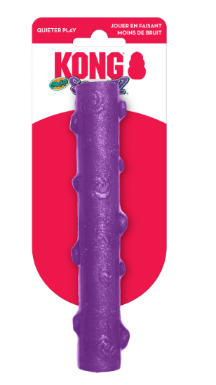 Kong Dog Toy Kong Squeezz Crackle Stick Assorted Colours Medium