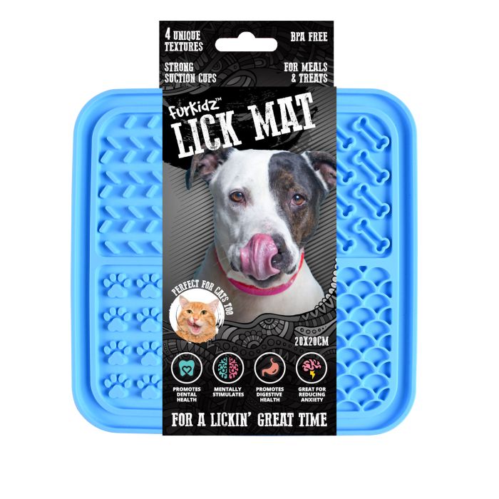 Furkidz Lik-Mats for Cats & Dogs Blue